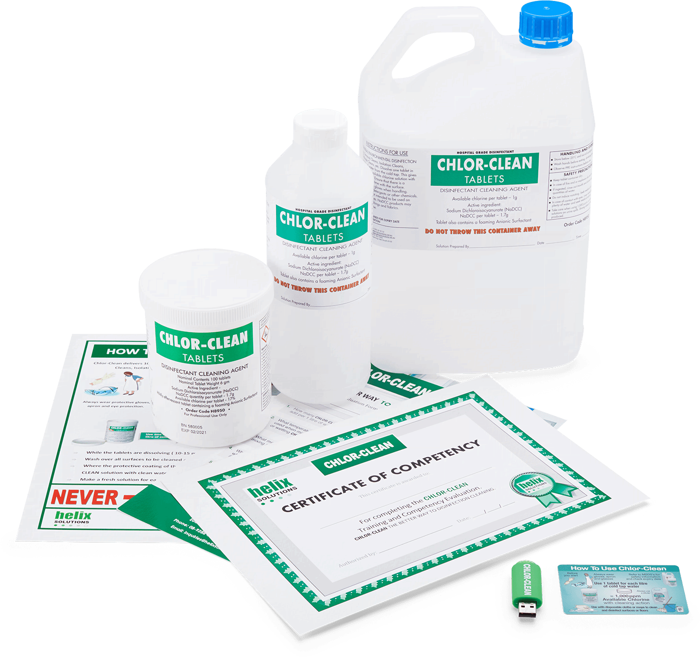 Chlor-Clean Hospital Grade Disinfectant | Helix Solutions